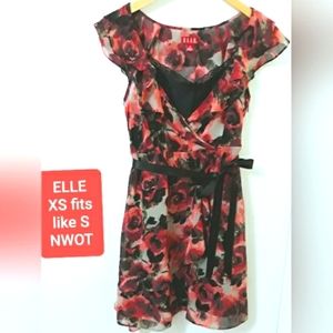 NWOT ELLE Floral Dress